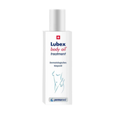 Packaging of Lubex Body Oil Treatment 100 ml – premium Swiss dermatological body care oil